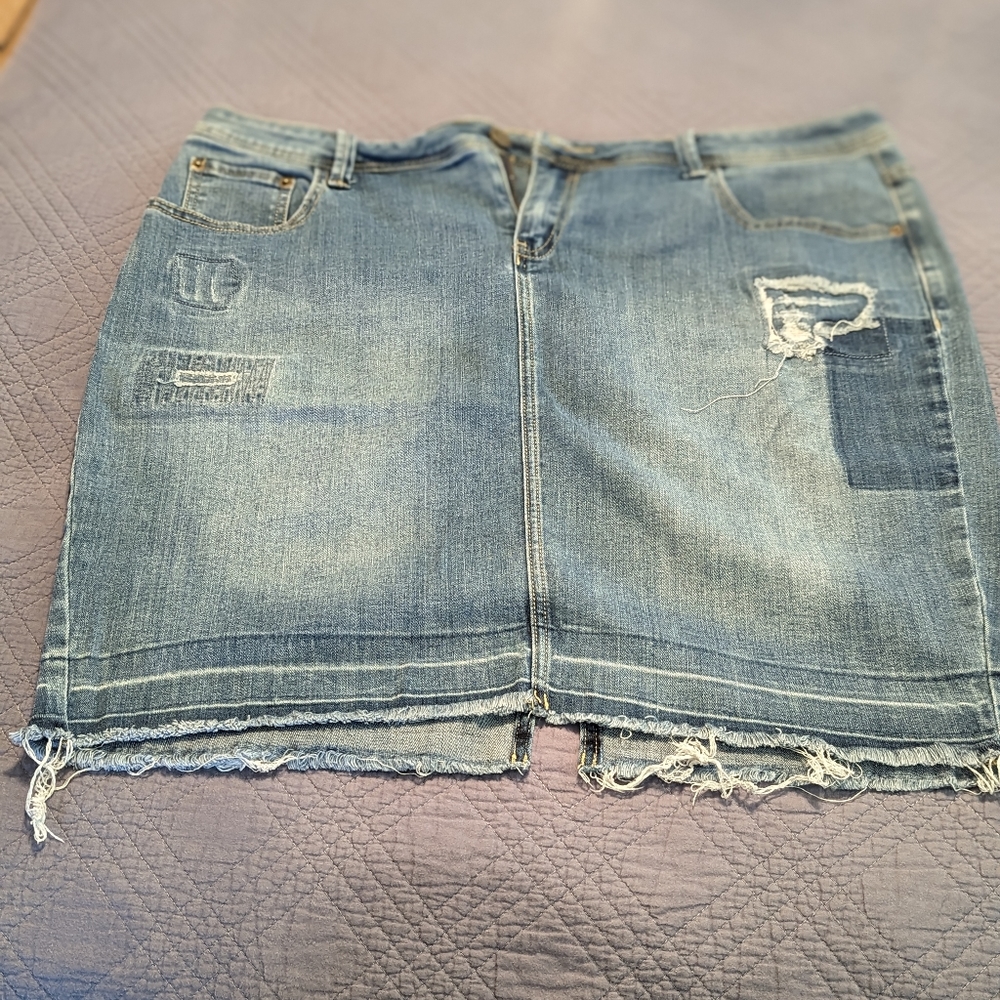 Lane Bryant Stretch denim skirt